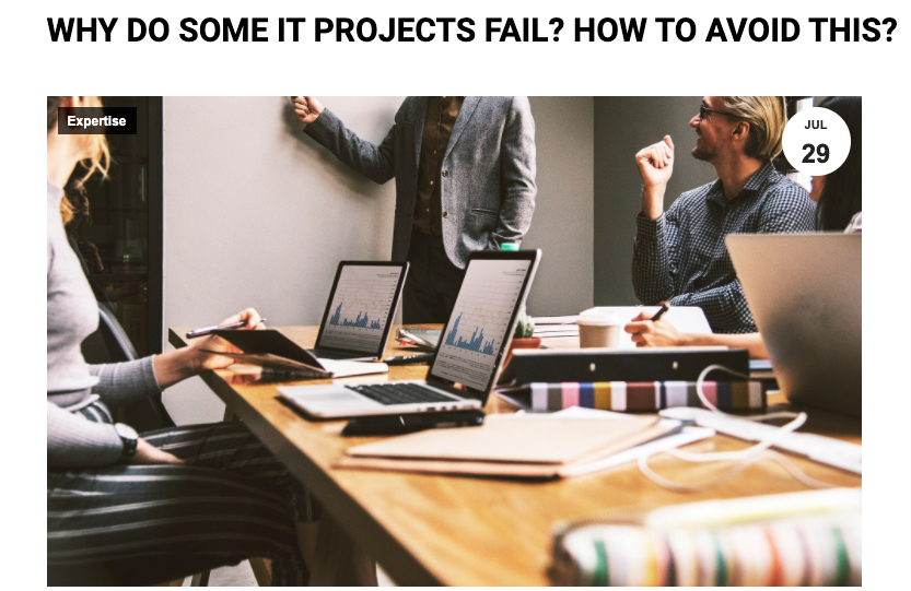 IT project fail content marketing