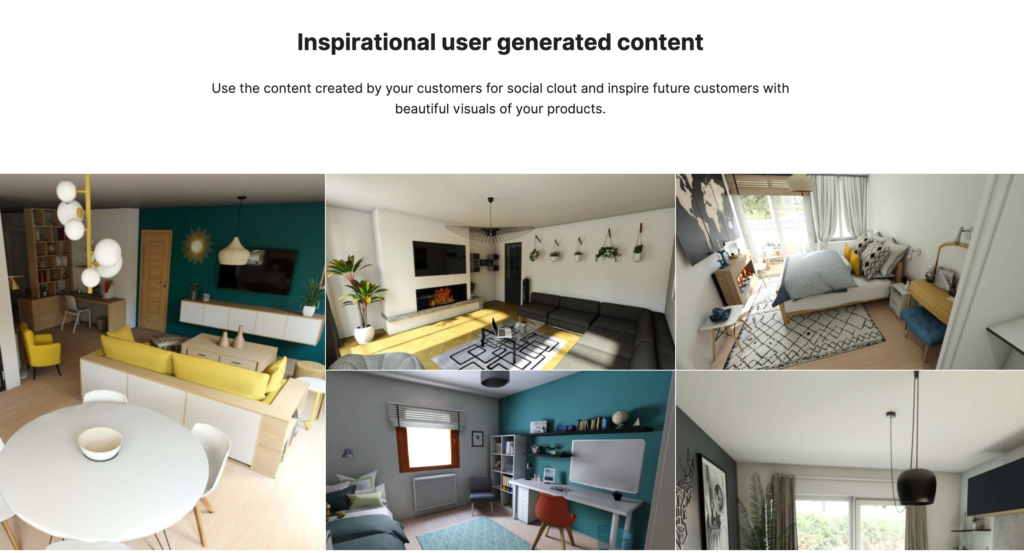 HomeByMe for retailers UGC