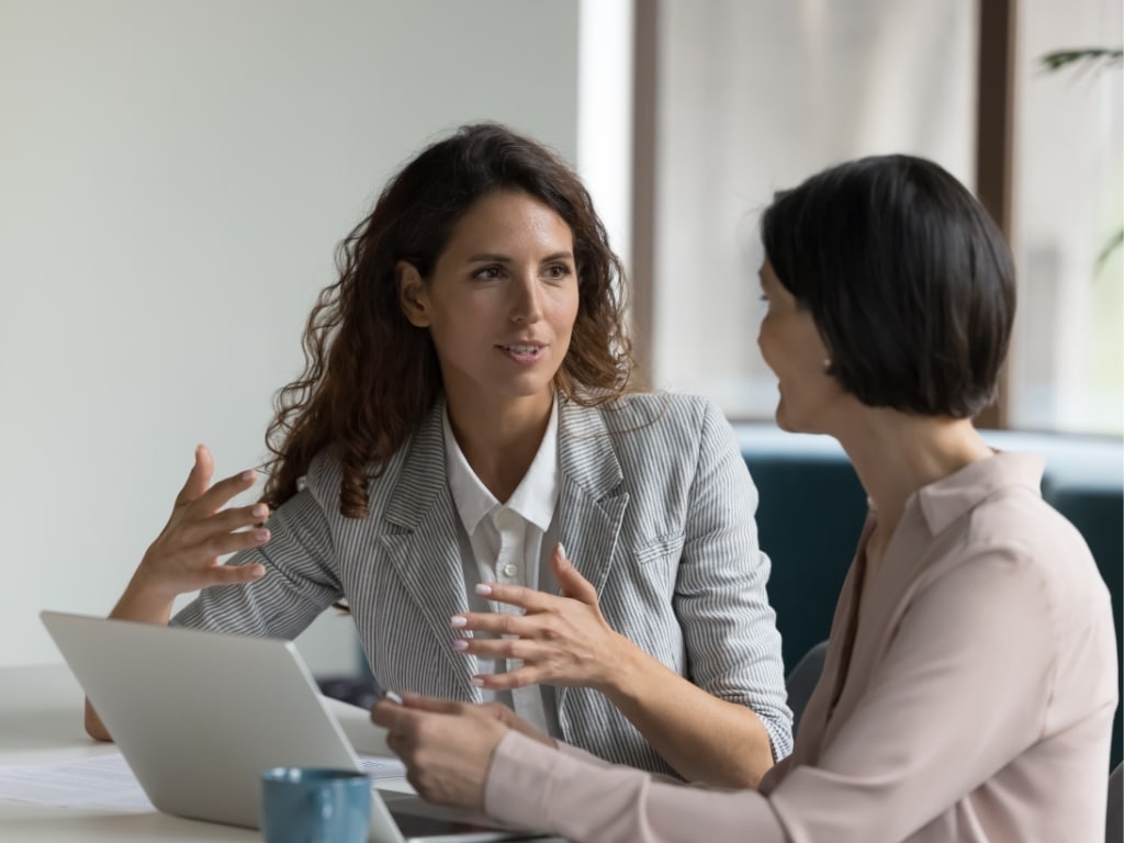 saleswoman-customer-discussion-laptop