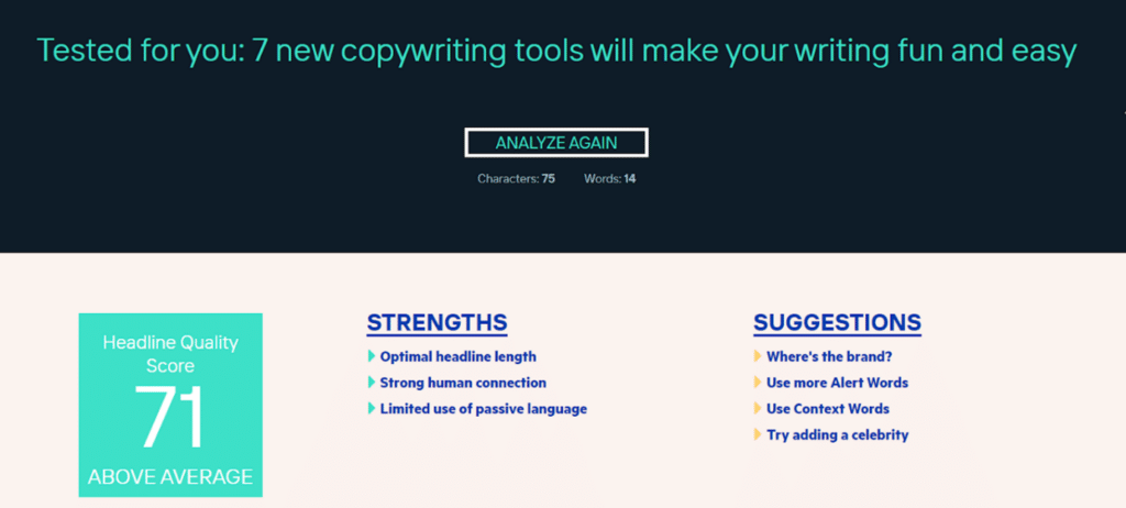 copywriting tools